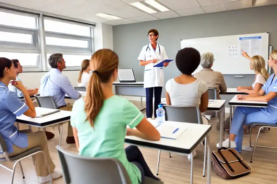 weekend cna class students in ft worth